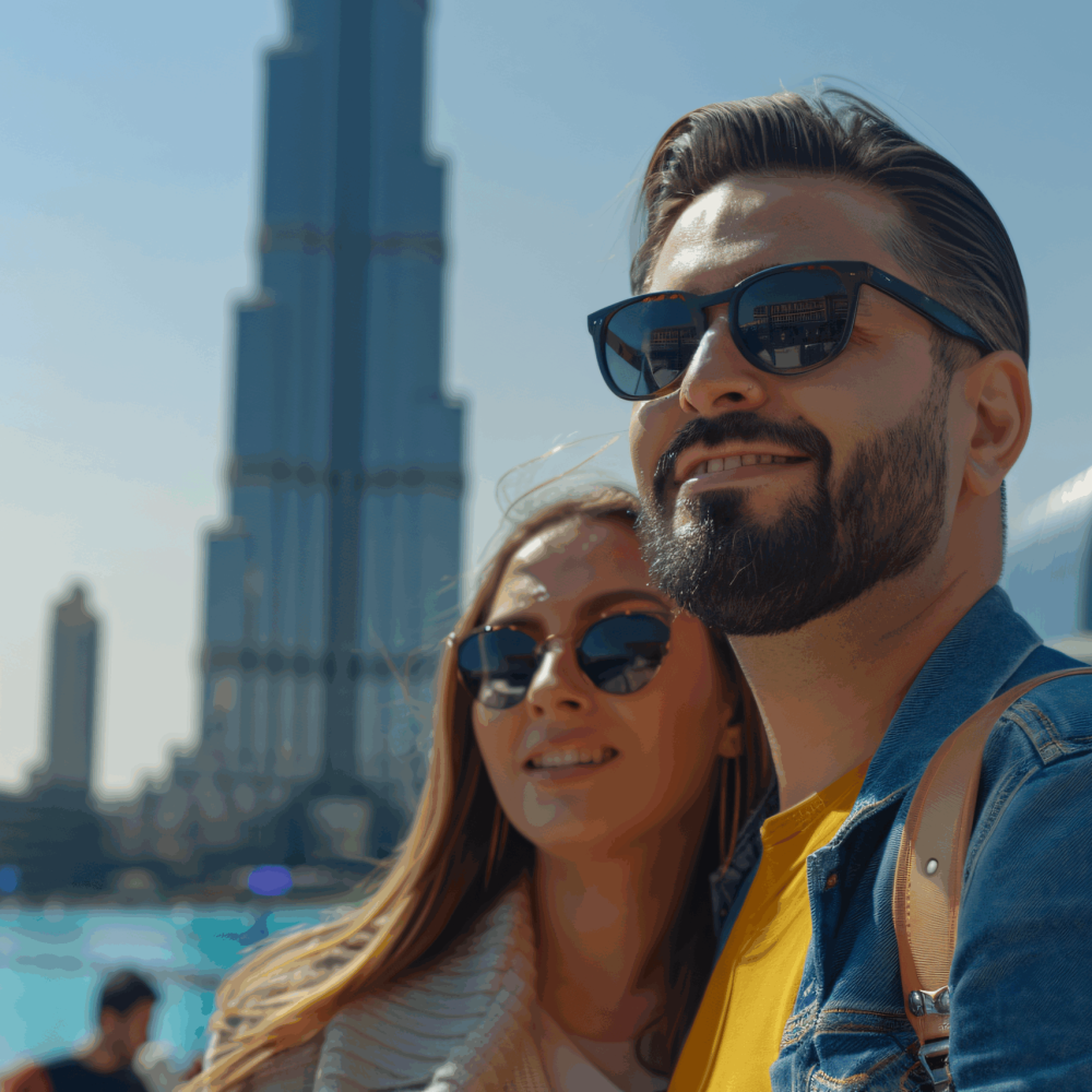 portrait-couple-visiting-luxurious-city-dubai